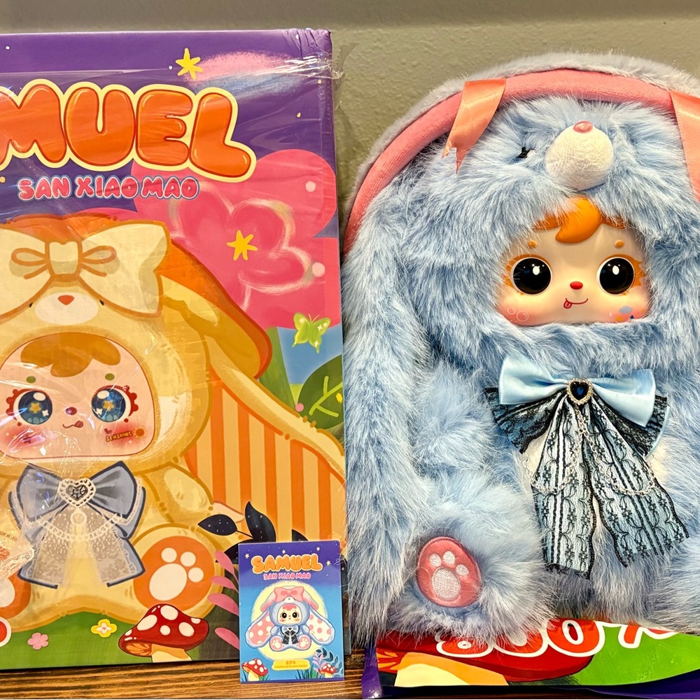 Samuel 800% Velvet-Eared Fairy Trail Blind Box Plush, Childhood Dream Rabbit
